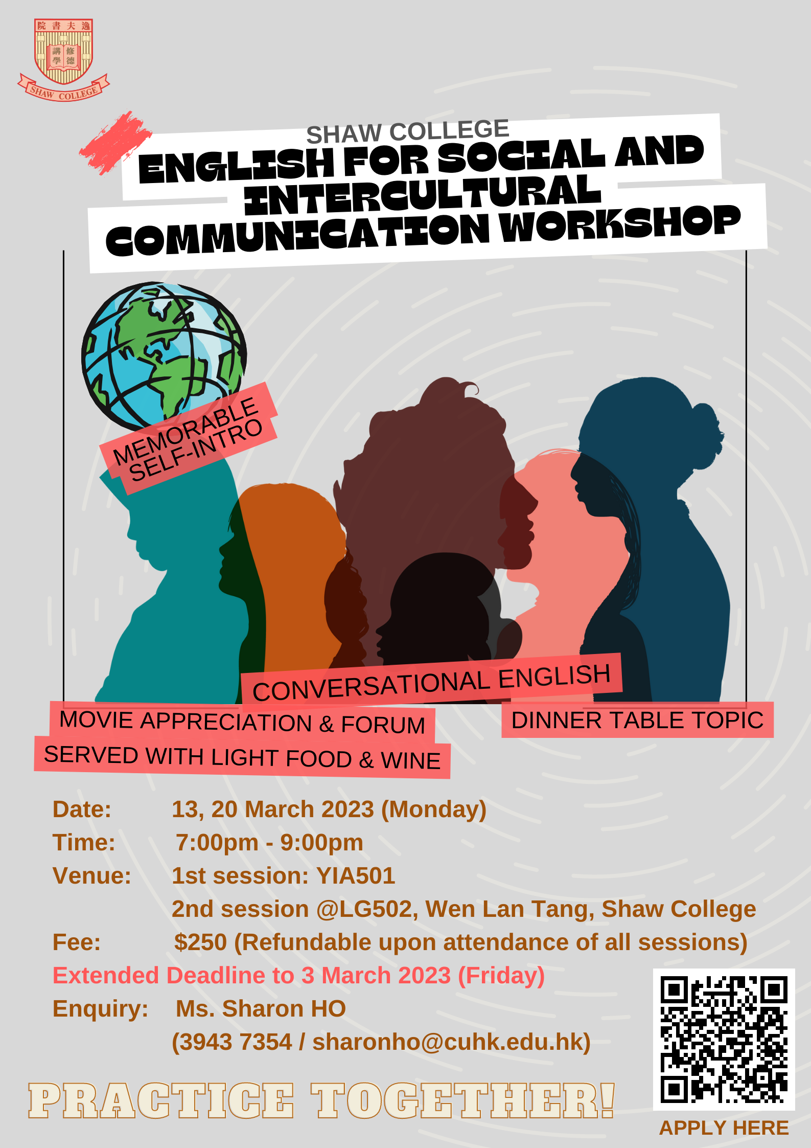 English for Social and Intercultural Communication Workshop 