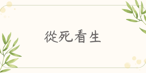 從死看生
